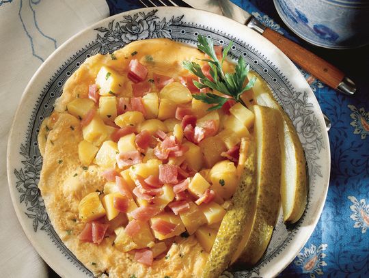 A hot breakfast for relaxed weekend mornings