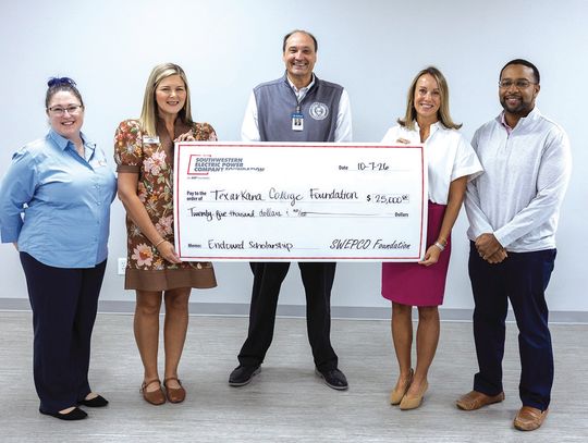SWEPCO Foundation Establishes $25,000 Endowed Scholarship at Texarkana College