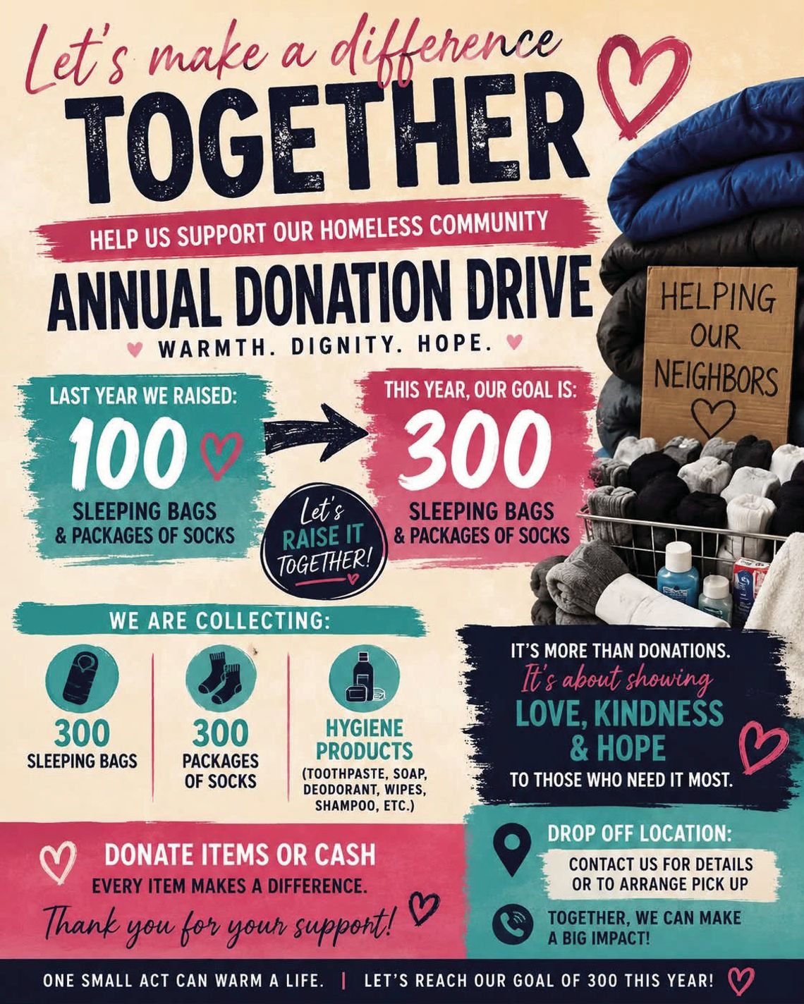 Effort underway to help area homeless Effort underway to help area homeless